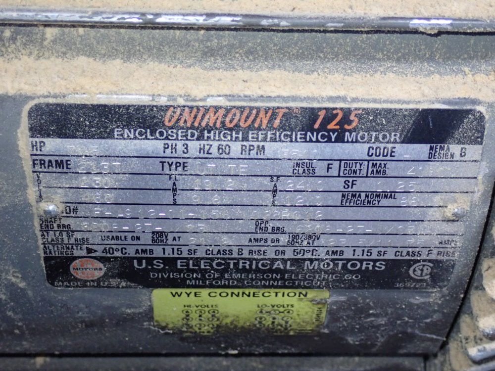 Us Electrical Motors 75 Hp Motor