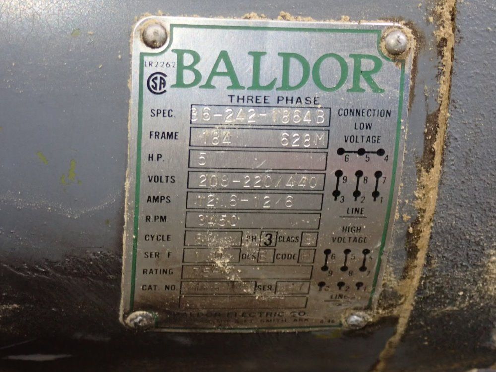 Baldor 5 Hp Motor