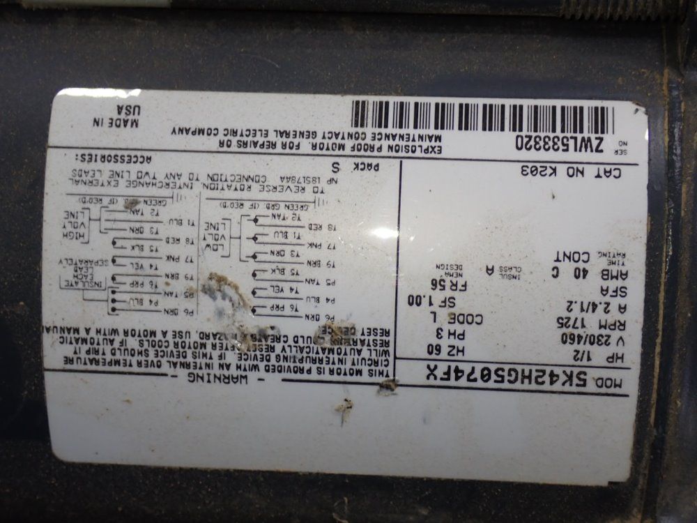 General Electric 12 Hp Motor