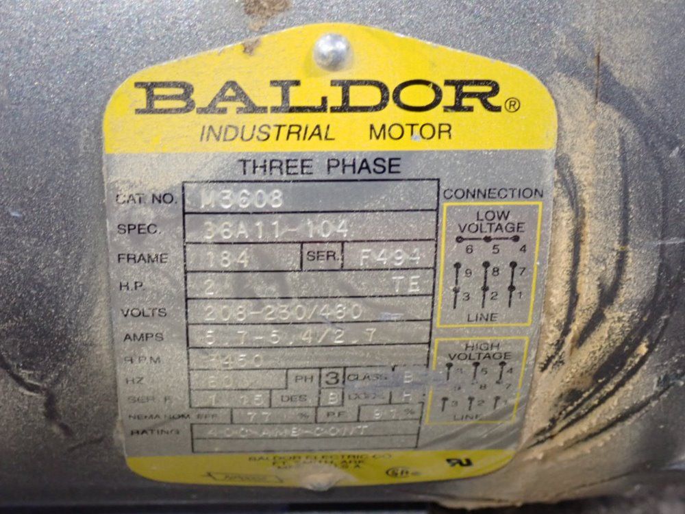 Baldor 2 Hp Motor