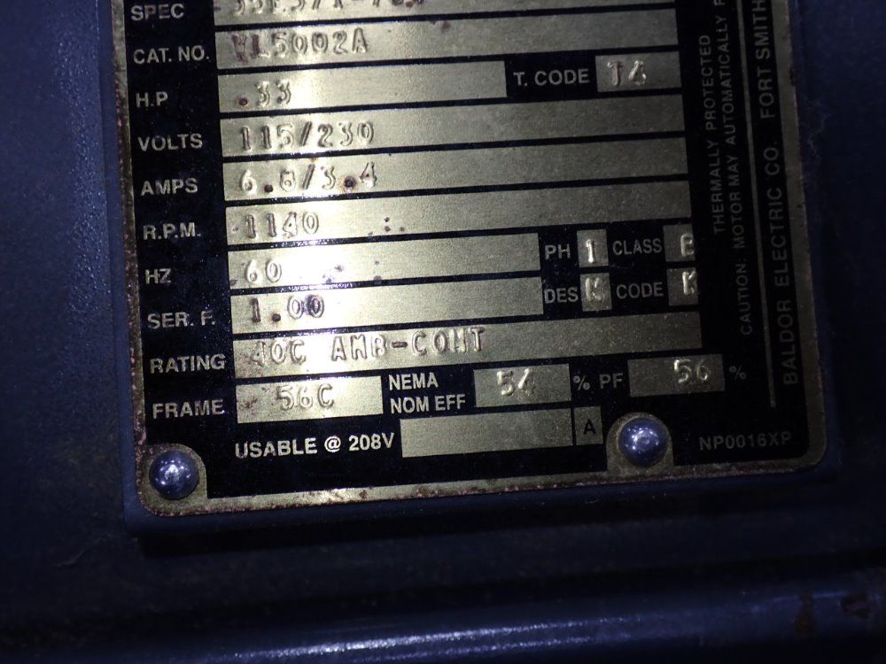 Baldor 33 Hp Motor