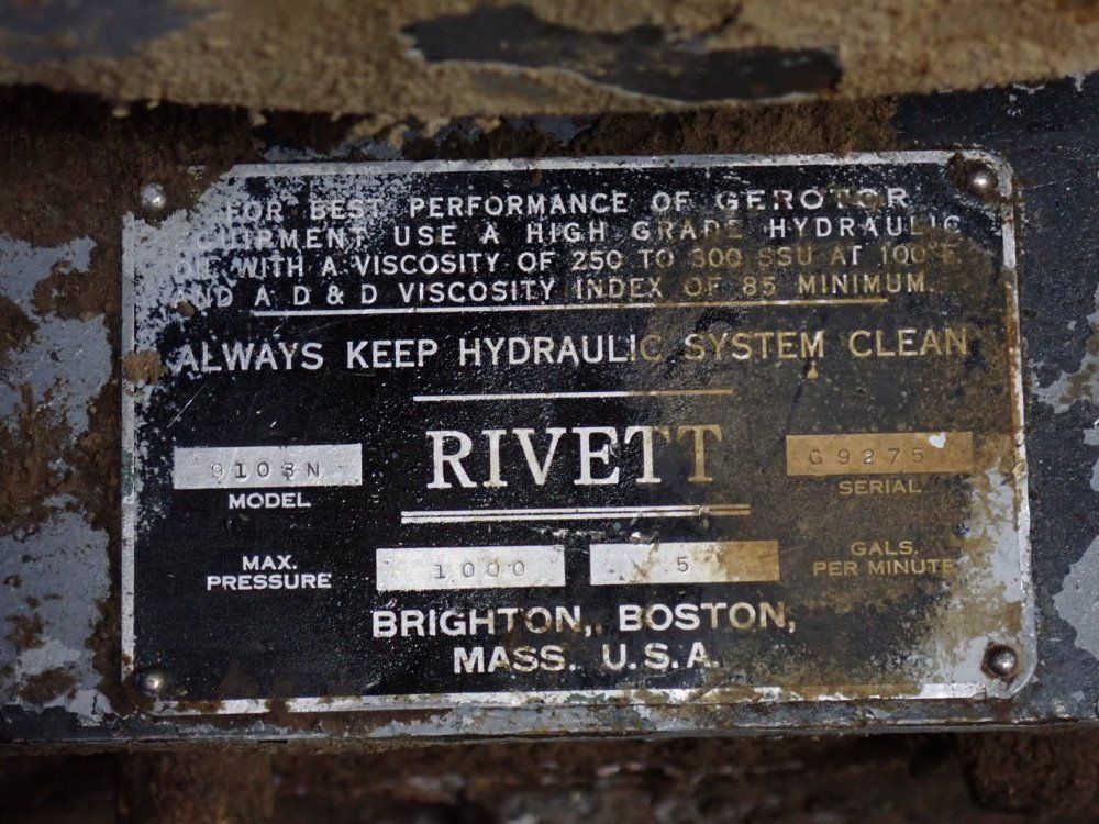 Rivett Hydraulic Unit