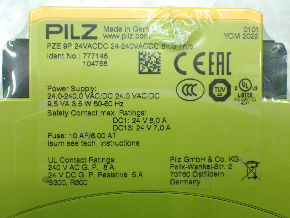 Pilz Safety Controller Relay. - 777148