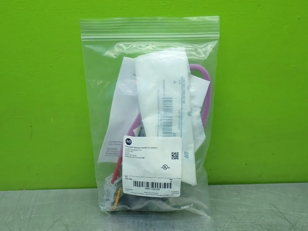 Allen-bradley 3-position Selector Switch Kit For 22.5mm - 198-3ss