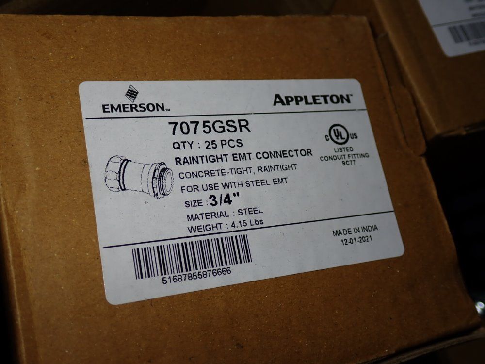 Emerson Rain Tight Emt Connectors