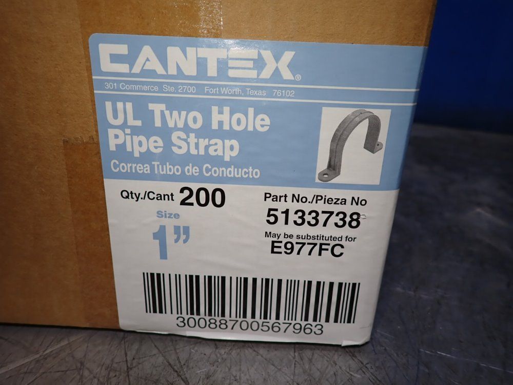 Cantex Two Hole Pipe Straps