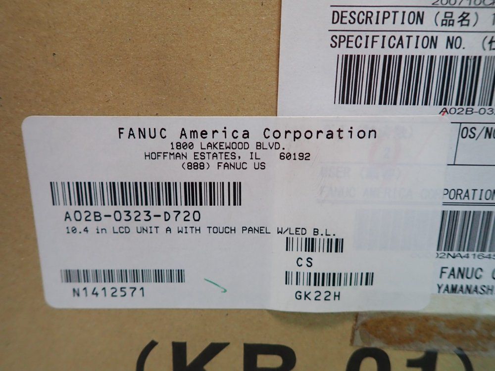 Fanuc Lcd Unit W Touch Panel