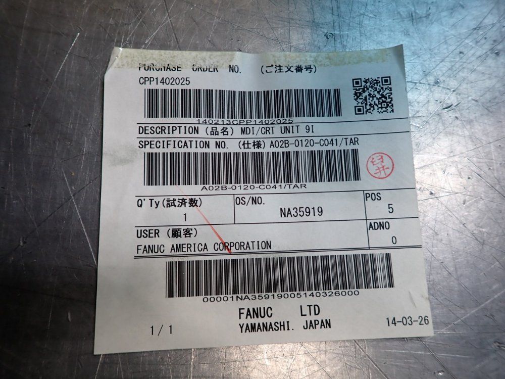 Fanuc Crt Display Module