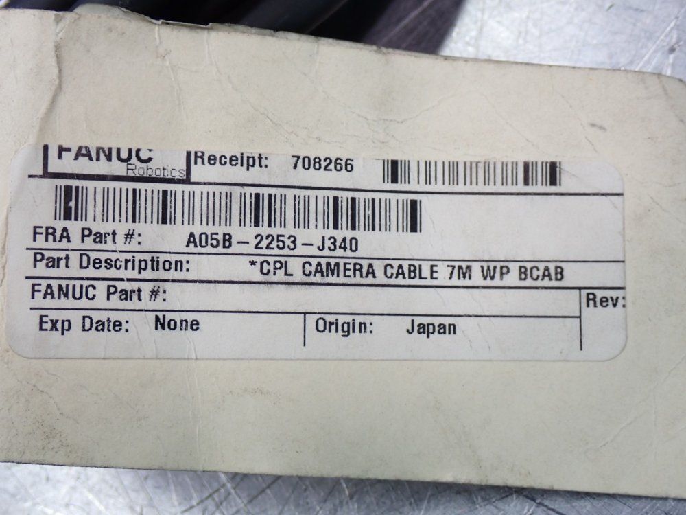 Fanuc Camera Cable  Cpl