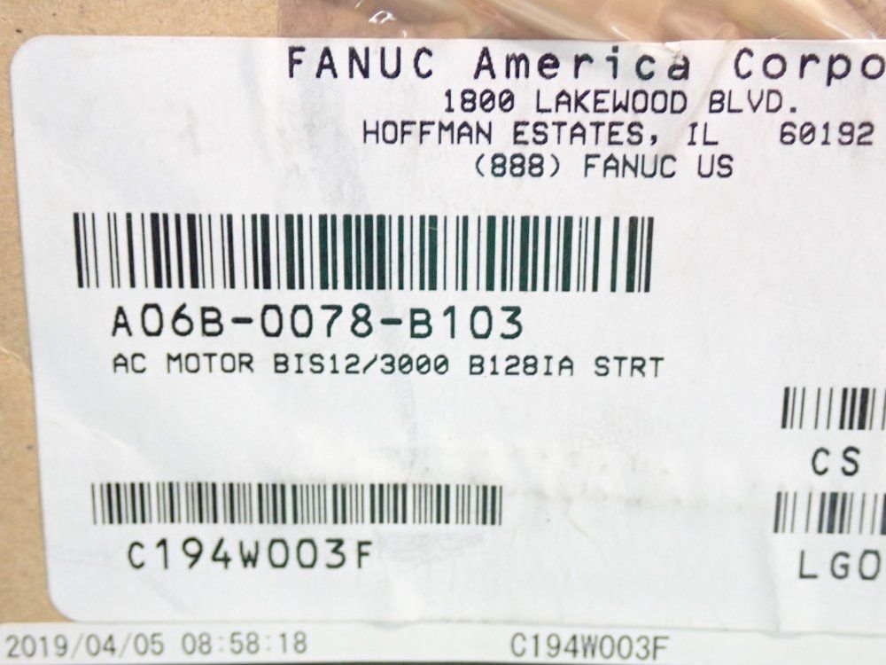 Fanuc Ac Servo Motor
