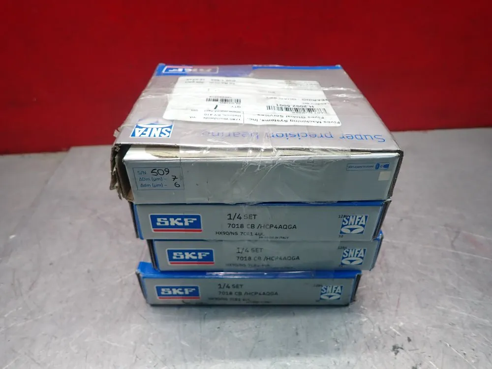 Skf  1 Set Super Precision Bearings 4 Pcs