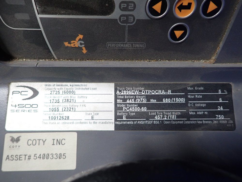 Crown Crown Pc450060 Electric Pallet Jack
