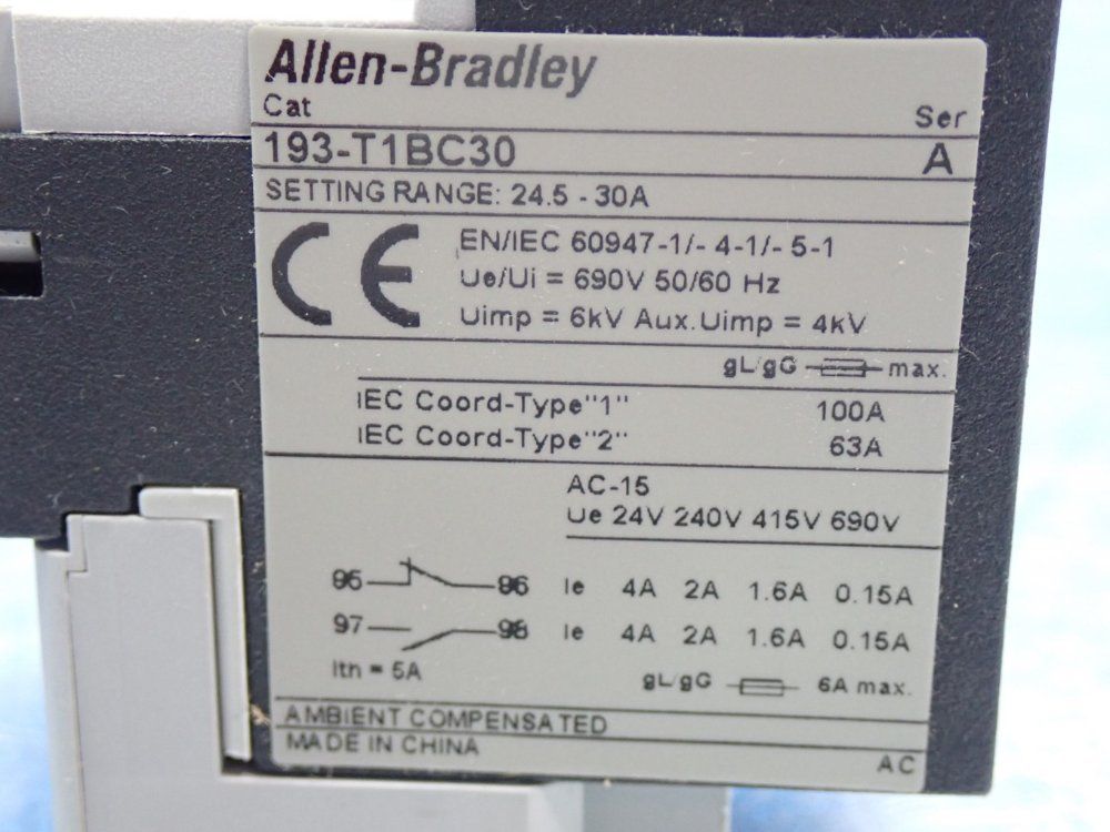 Allen Bradley Thermal Overload Relay