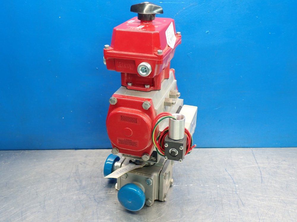 Flowtek Pneumatic Actuator W 50040612610532 Valve Status Monitor  Limit Switch