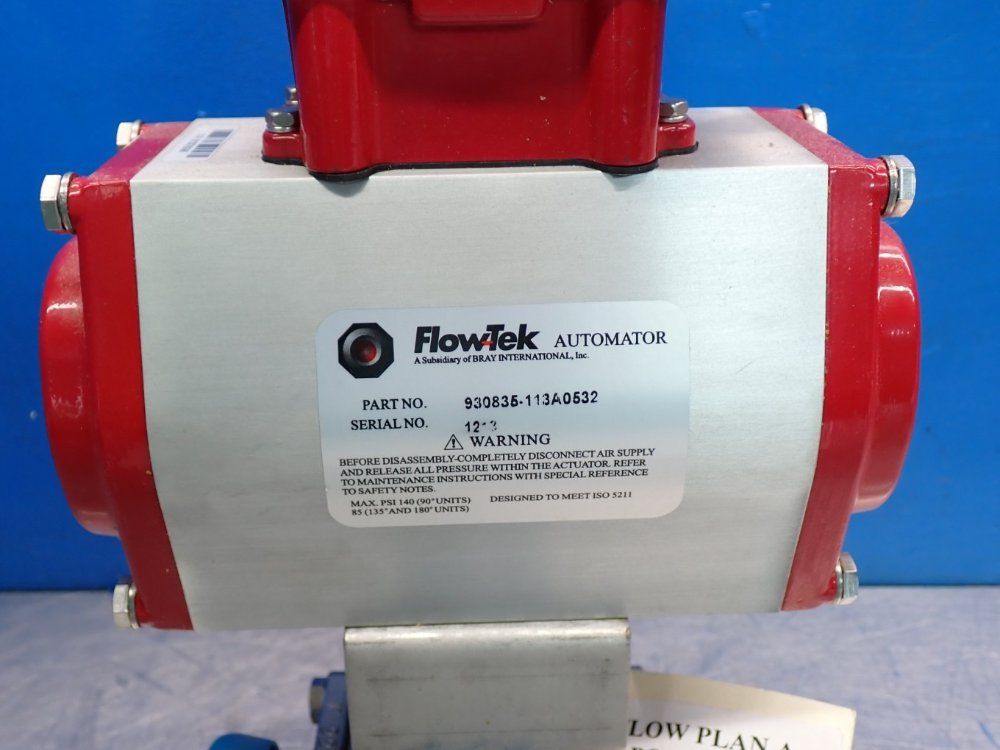 Flowtek Pneumatic Actuator W 50040612610532 Valve Status Monitor  Limit Switch