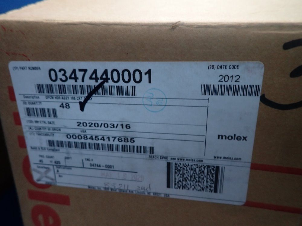 Molex High Speed Modular Connector (box Of 48) - 0347440001