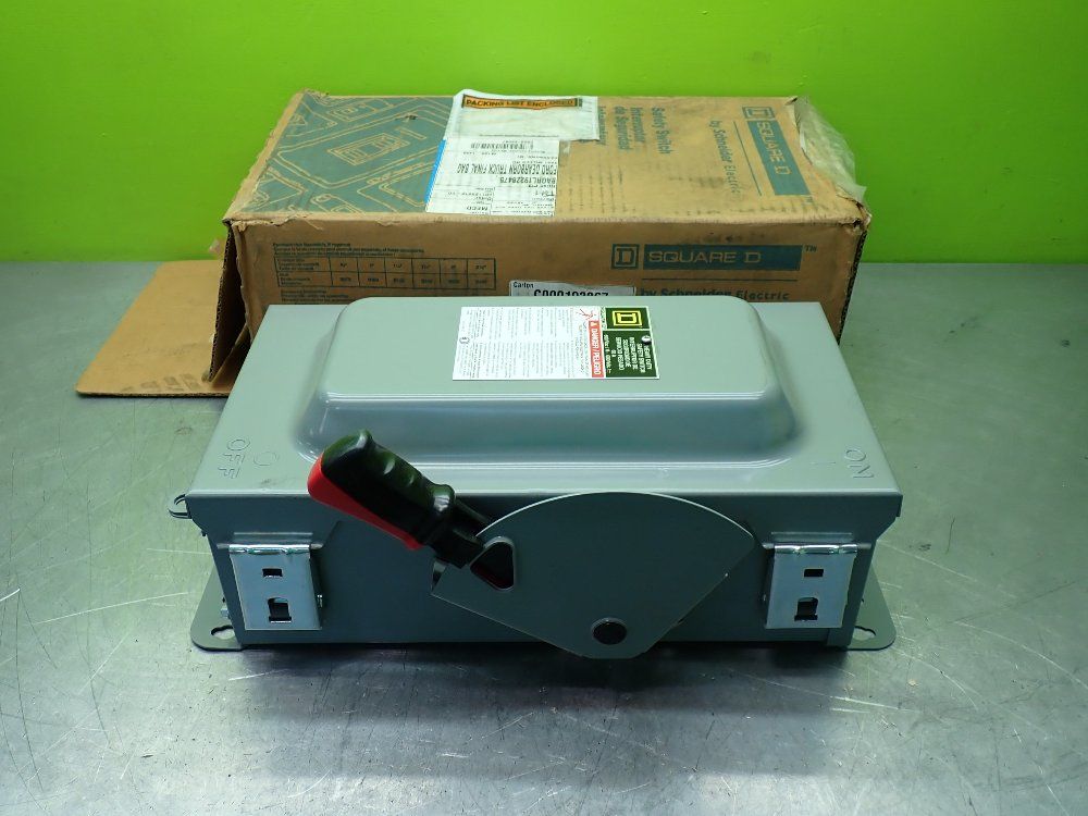 Square D Heavy Duty Safety Switch 60amp