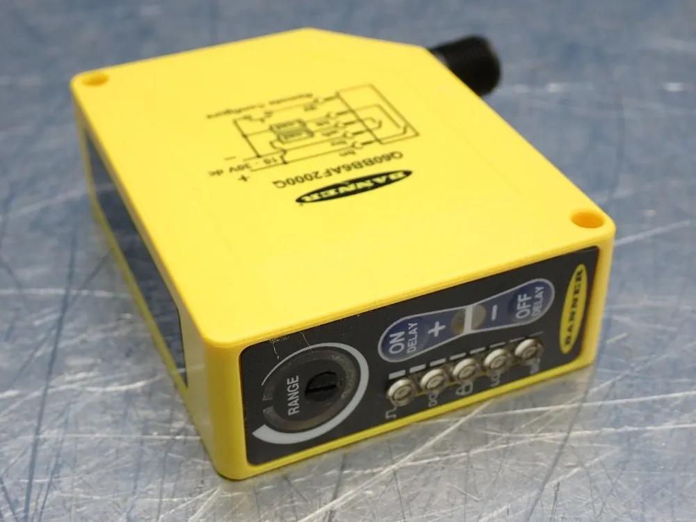 Banner Range: 200-2000mm Photoelectric Sensor 63001 Series Q60 - Q60bb6af2000q