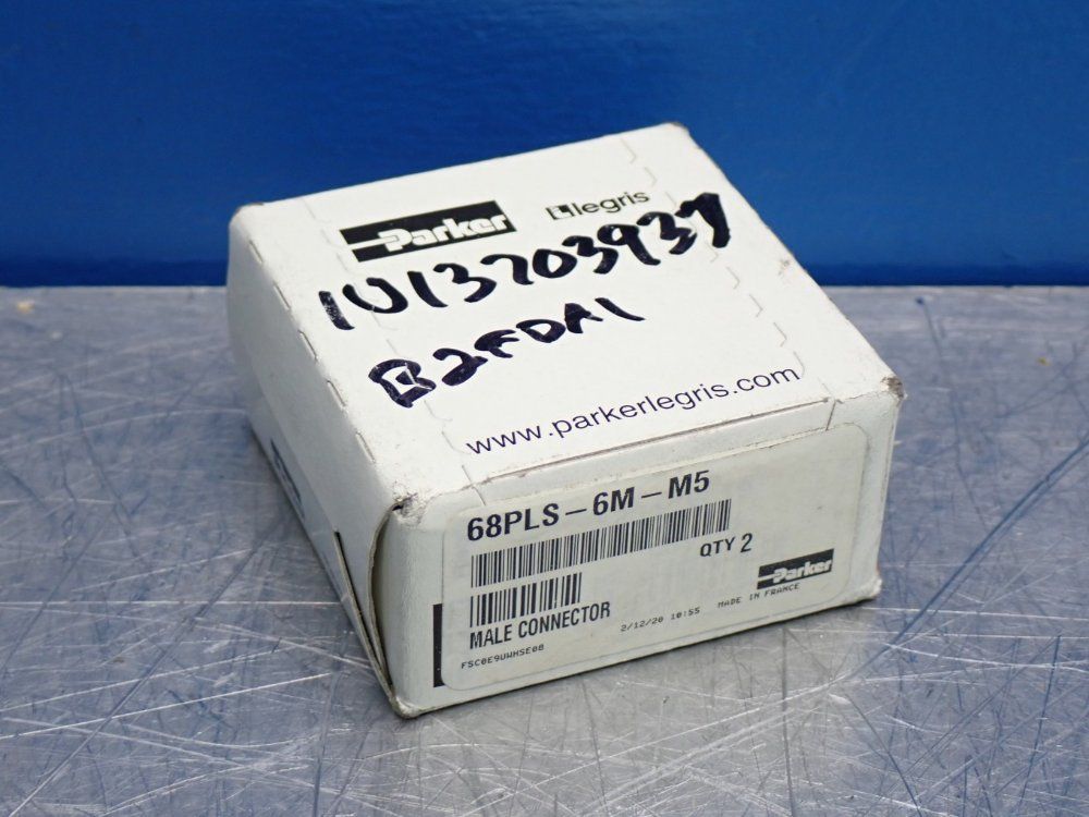 Parker 6mm Connector Push-to-connect Pneumatic Stainless Steel Connection Fitting - 68pls-6m-m5