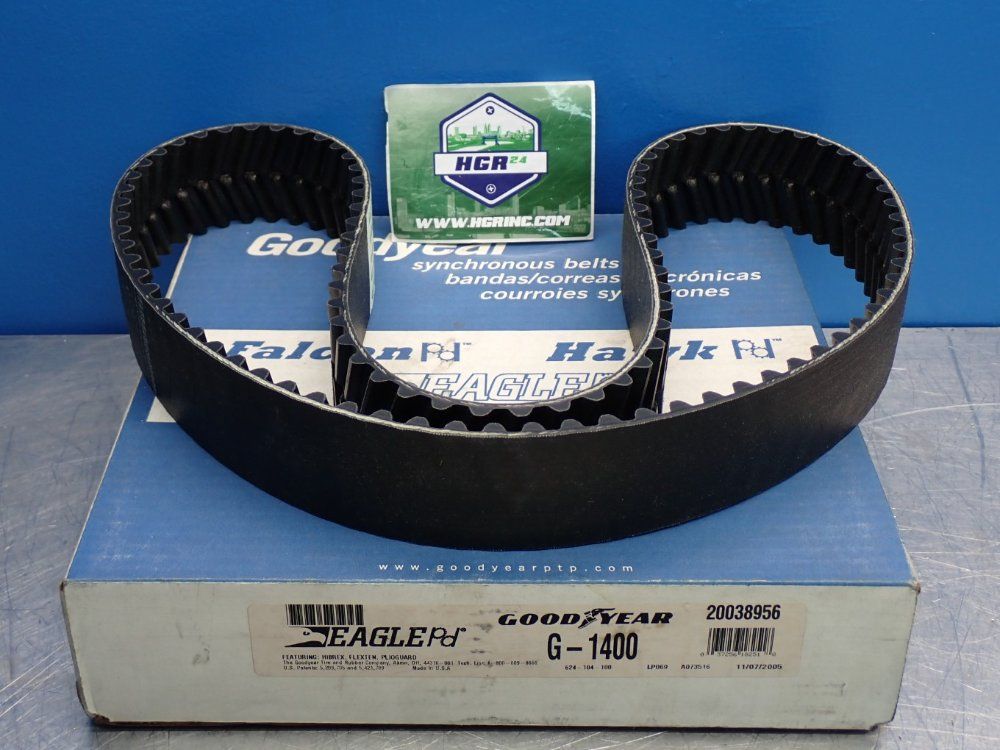 Goodyear 52.5 Mm W, 14 Mm Pitch, 55.12 In. L Synchronous Belt Unit - G-1400