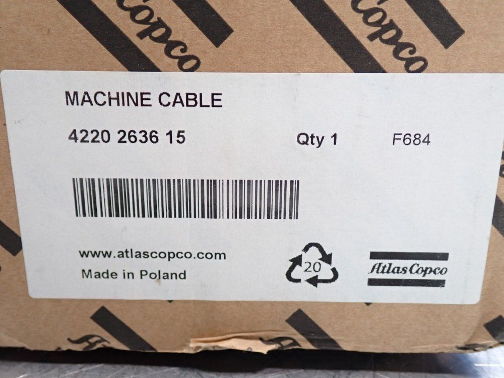 Atlas Copco Machine Tool Cable