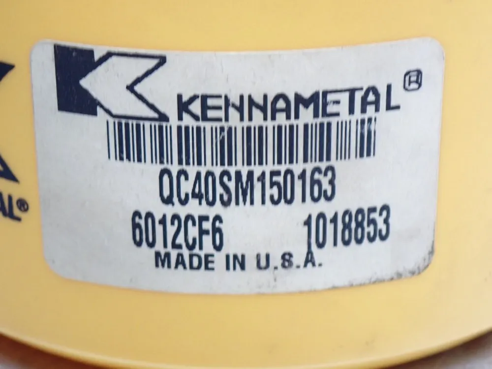 Kennametal Qc Tool Qc40sm150163 - Qc40sm150163
