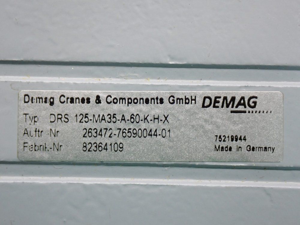 Demag Wheel Block Assembly - Drs-125-ma35-a60-k-x-x