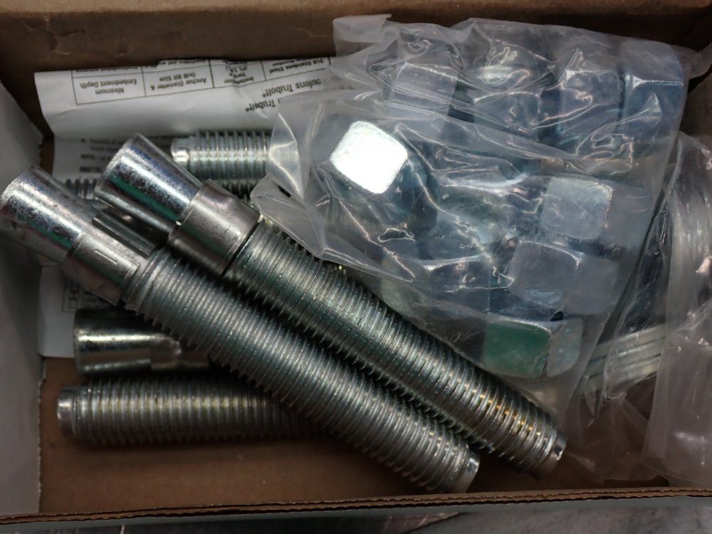 Red Head Wedge 3/4" X 5 1/2" Wedge Anchor 50pcs - Ws-3454