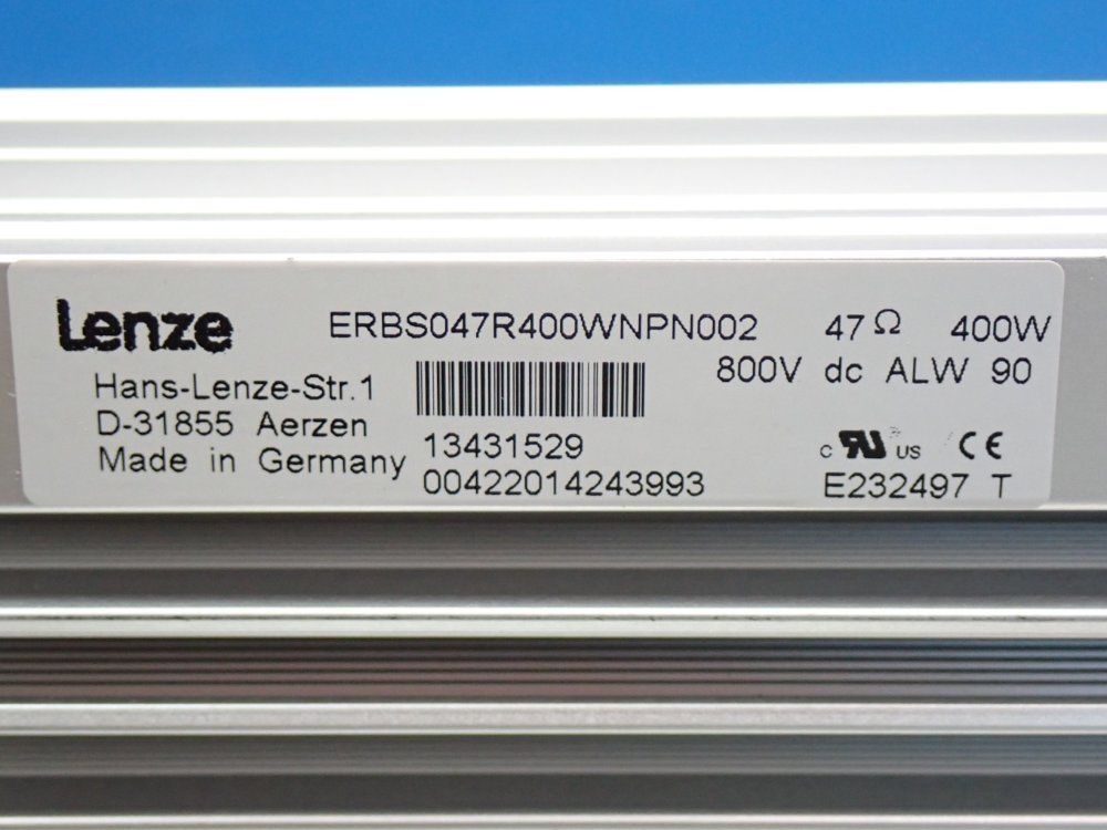 Lenze Brake Resistor - Erbs047r400wnpn002