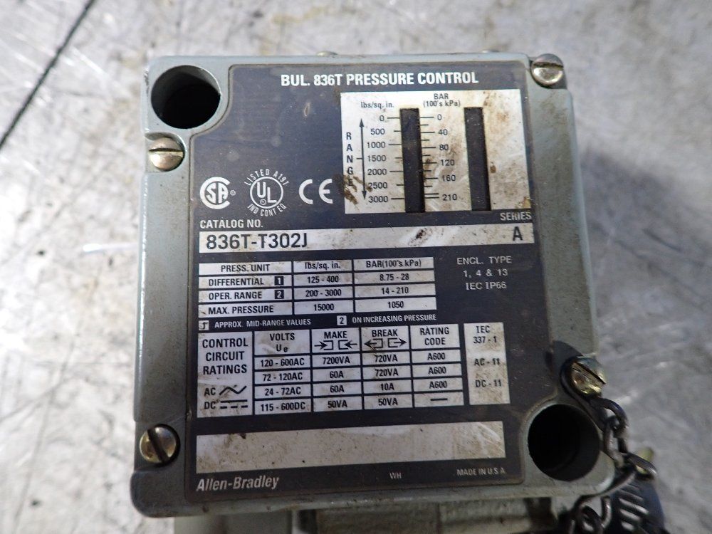 Allen Bradley Pressure Control