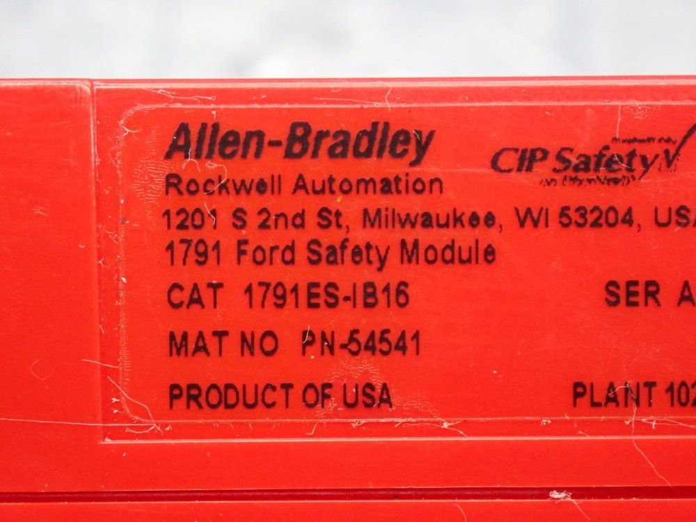 Allen Bradley -20…60 °c (-4…140 °f) Guard I/o 16 Point Digital Input - 1791es-ib16