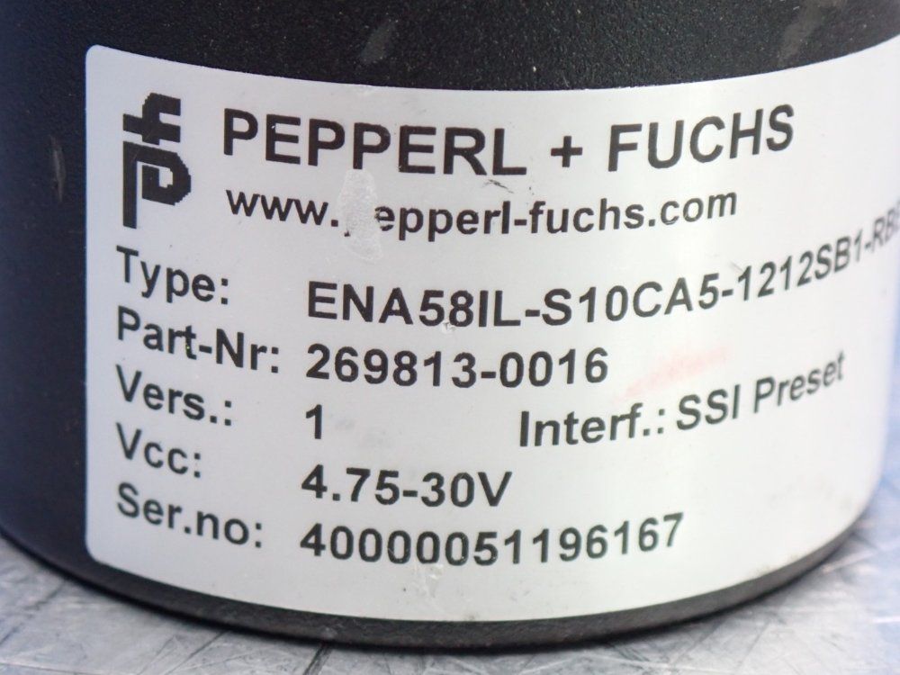 Pepper+fuchs Absolute Rotary Encoder - Ena58il-s10ca5-1212sb1-rbe