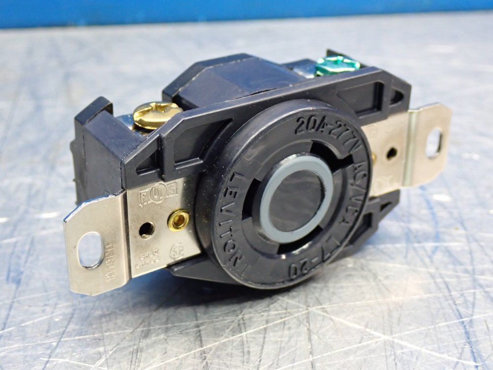 Leviton Industrial Grade Flush Mount Locking Receptacle - L7-20