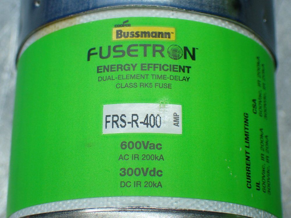 Bussmann Fusetron Dual-element Time Delay Fuse - Frs-r-400