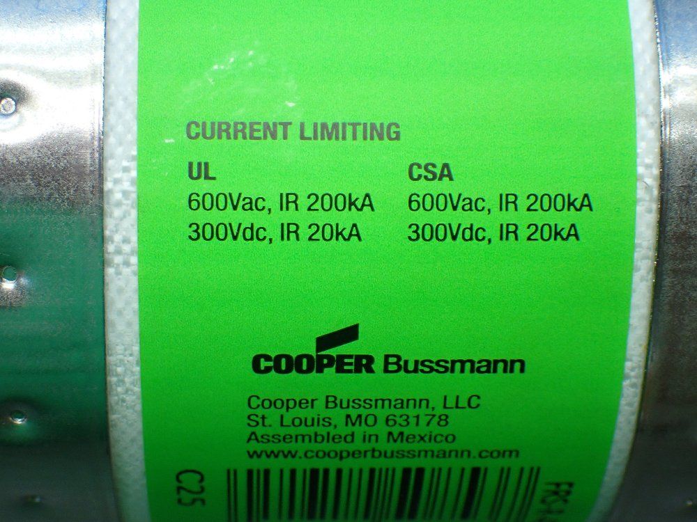 Bussmann Fusetron Dual-element Time Delay Fuse - Frs-r-400