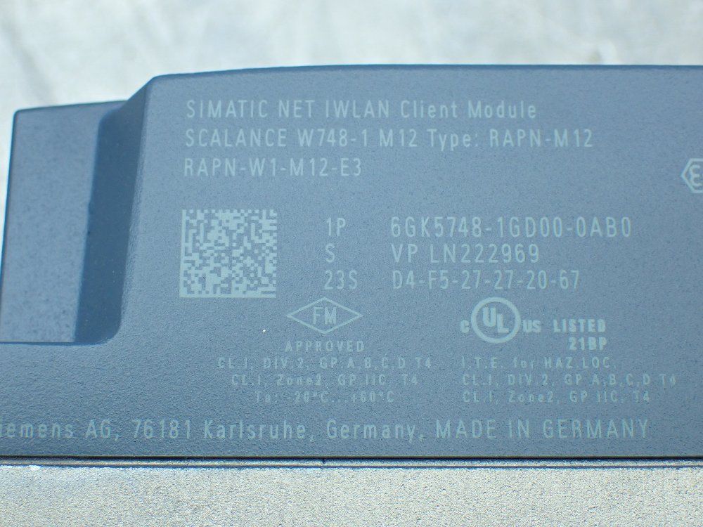 Siemens Scalance W7481 M12 Type Client Module
