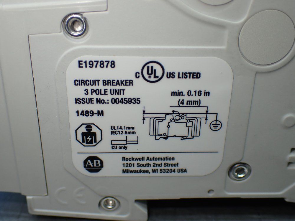 Allen-bradley Circuit Breaker - 1489-m3c040
