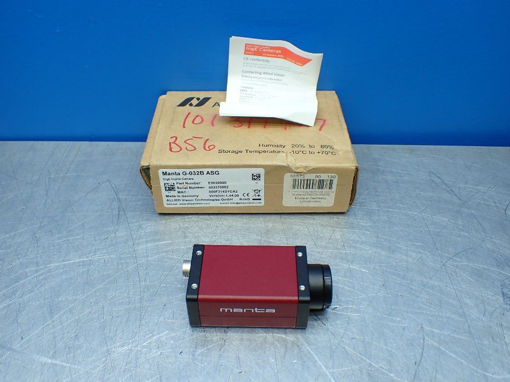 Allied Vision Manta Gige Camera. Mg-032b Asg - E0020000