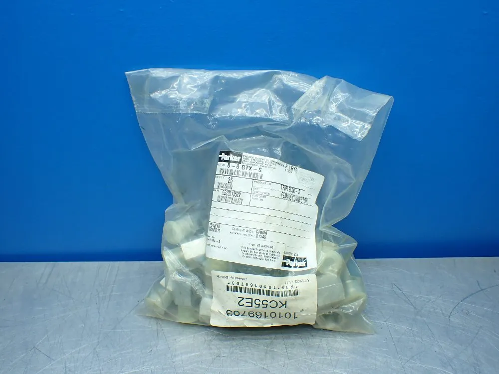 Parker 25 Triple-lok 37 Degree Jic Tube Fittings. - 8-8 Gtx-s