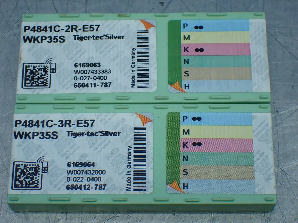 Walter 20 Tiger-tec Silver Carbide Inserts - P4841c-3r-e57