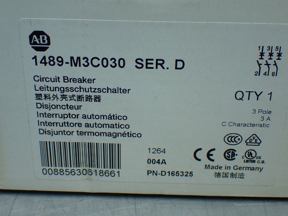Allen-bradley Circuit Breaker - 1489-m3c030