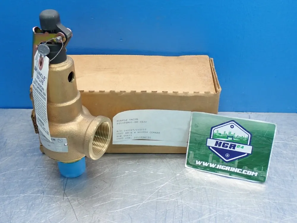 Kunklevalve 250psi, 1" Mnpt X 1¼" Fnpt Saftety Relief Valve - 6010fem01-km-0230