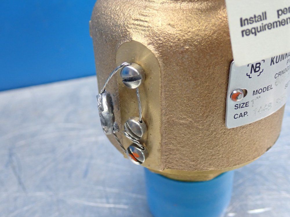 Kunklevalve 250psi, 1" Mnpt X 1¼" Fnpt Saftety Relief Valve - 6010fem01-km-0230