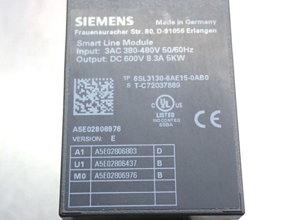 Siemens Sinamics Smart Line Module