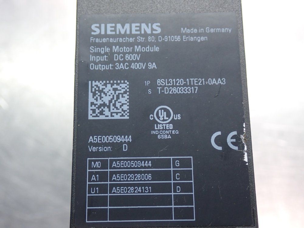 Siemens Single Motor Module