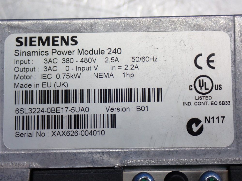 Siemens Sinamics 240 Power Module 