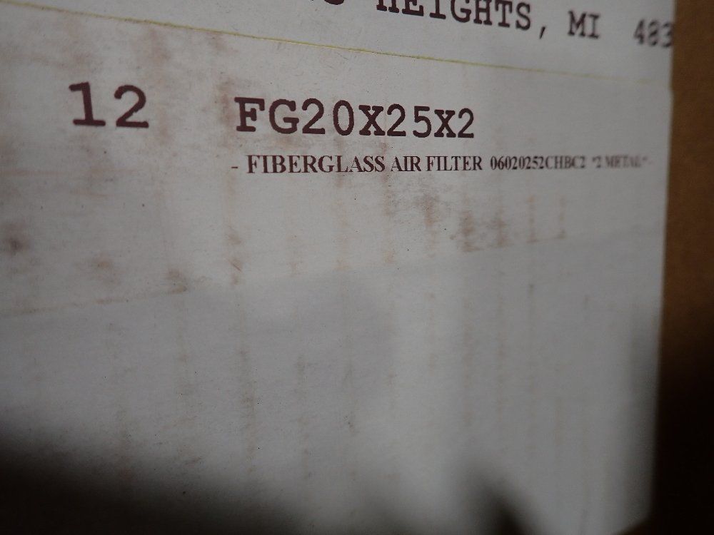 Tridim Fiber Glass Air Filters