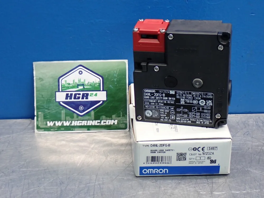 Omron Guard Lock Safety-door Switch - D4nl-2dfg-b