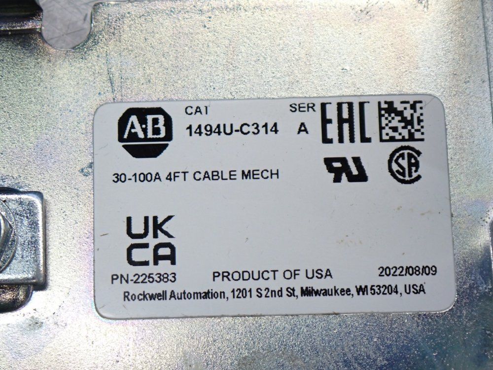 Allen Bradley Universal Disconnect Switch