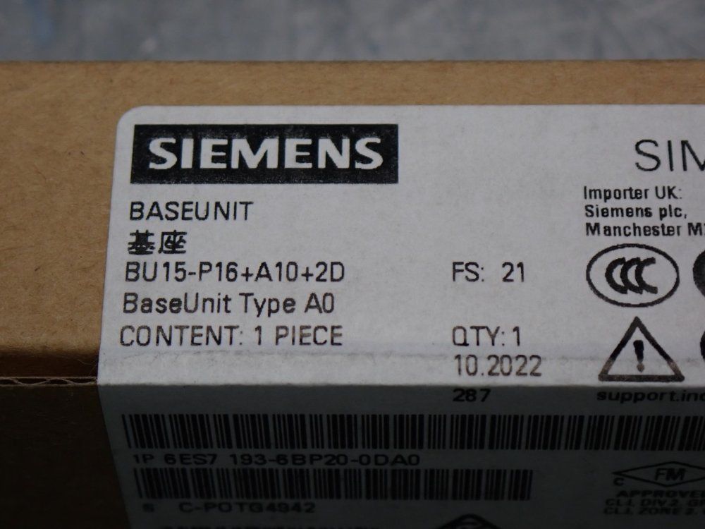 Siemens Simatic Et200sp Baseunit
